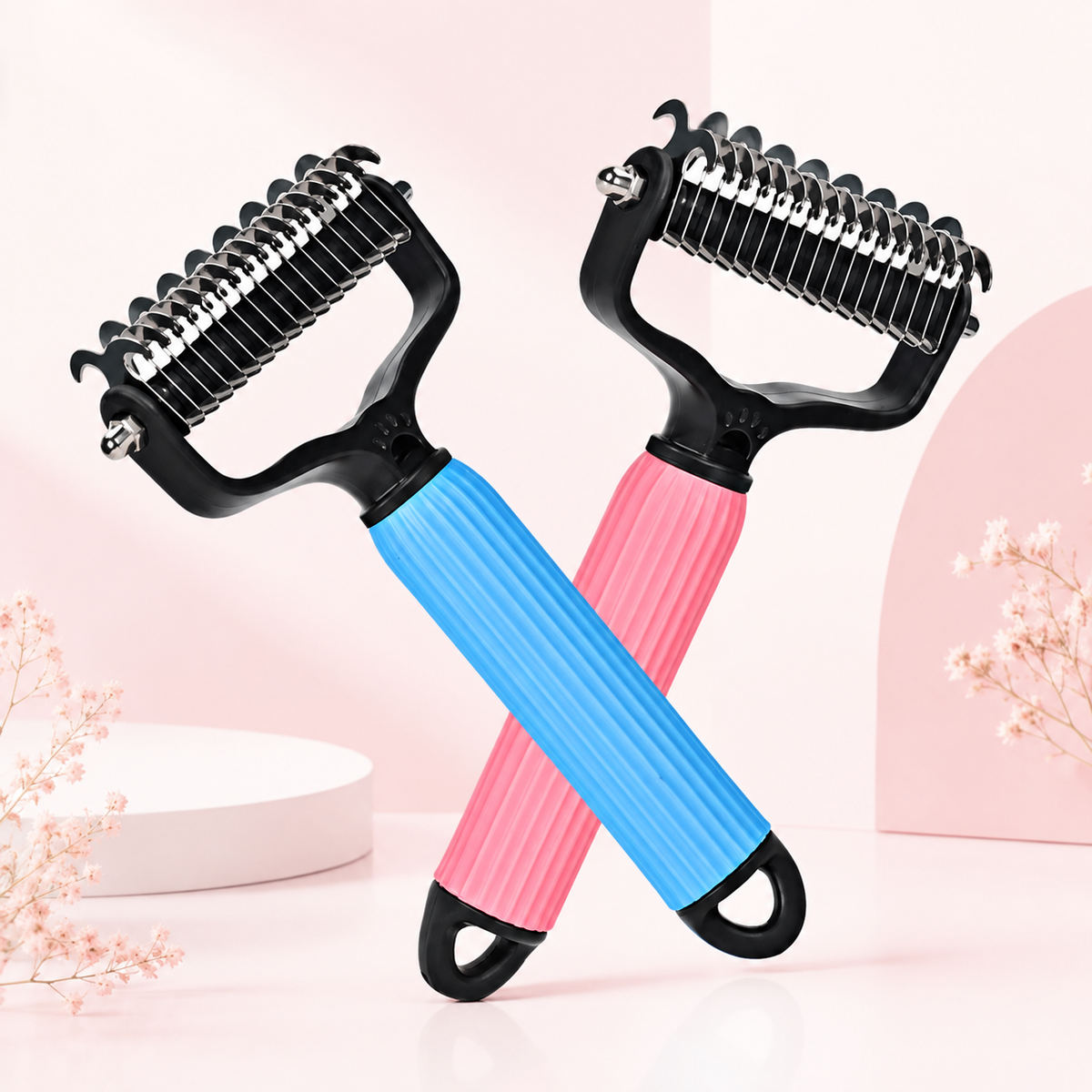 Double-Sided Dematting & Deshedding Rake