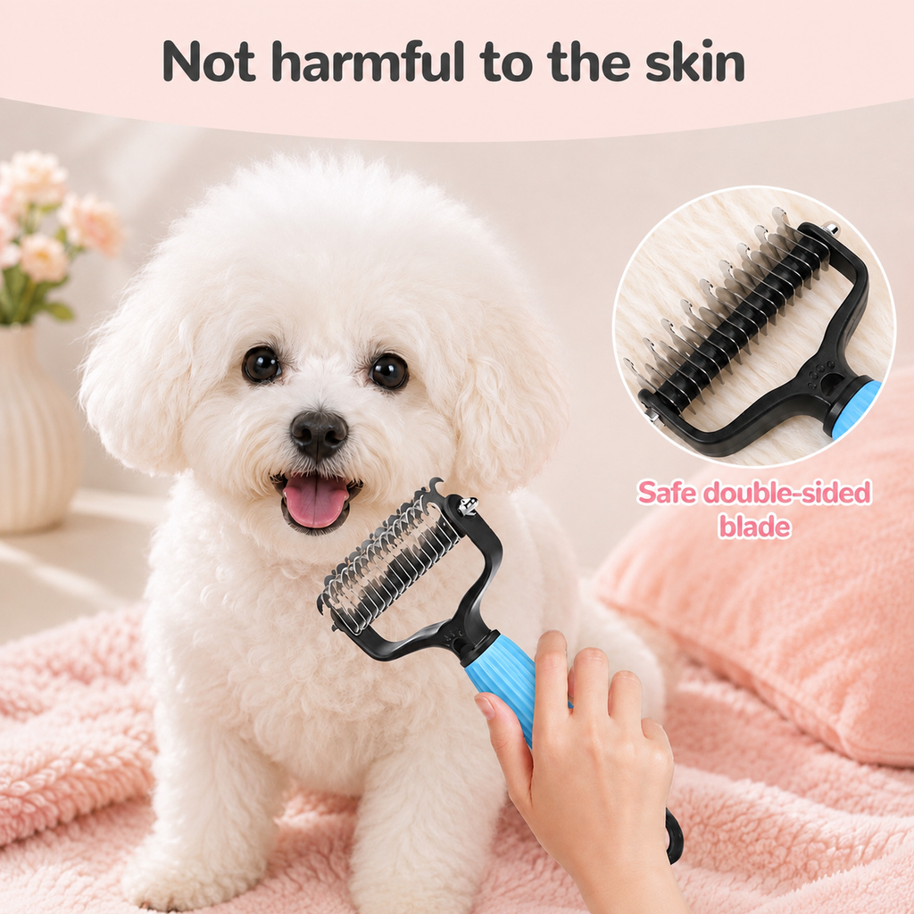 Double-Sided Dematting & Deshedding Rake
