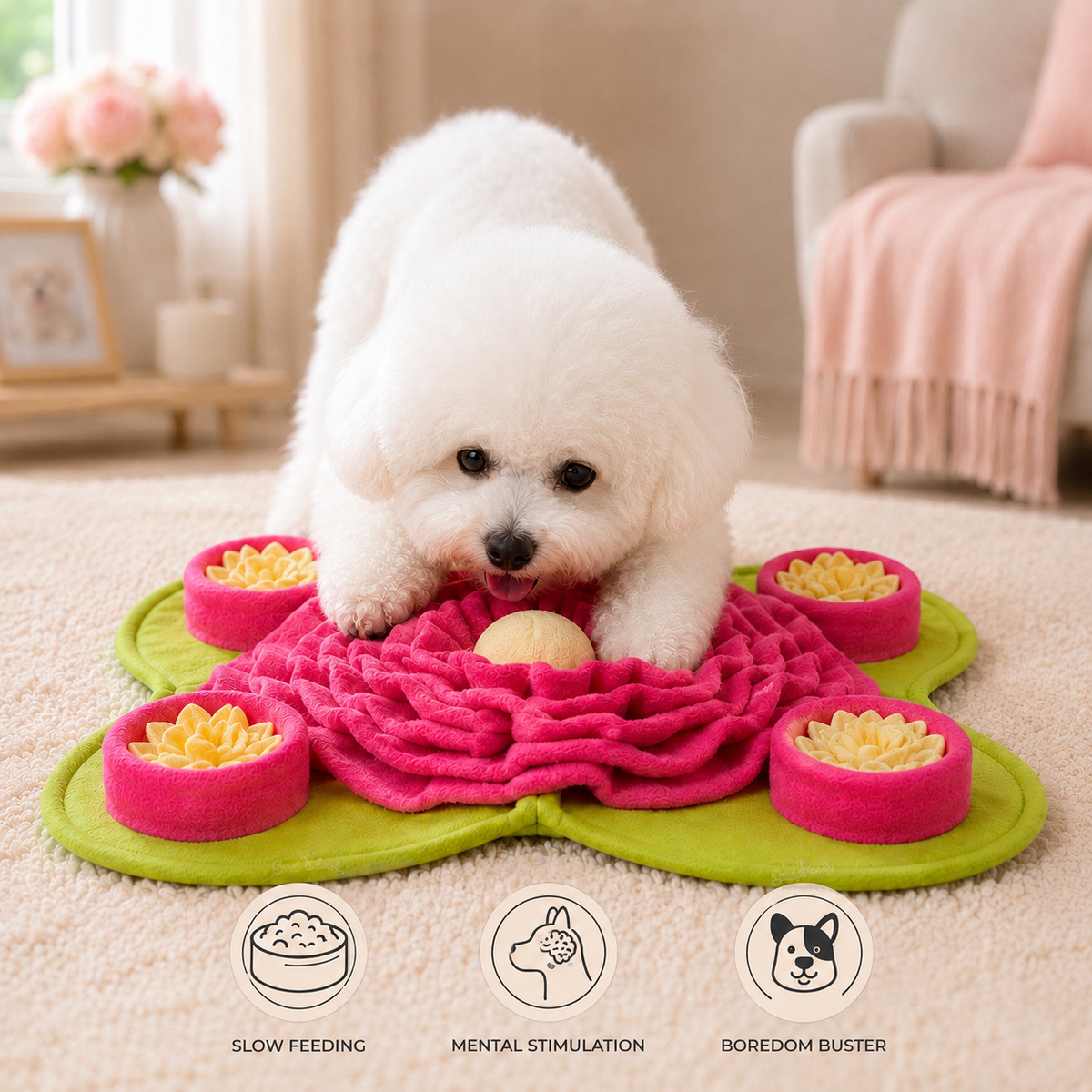 Interactive Snuffle Mat for Dogs & Cats